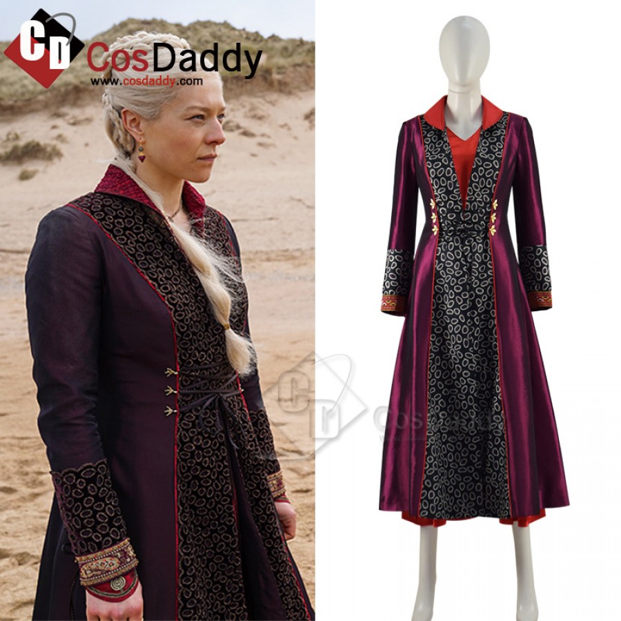 House of The Dragon Princess Rhaenyra Targaryen Cosplay Costume